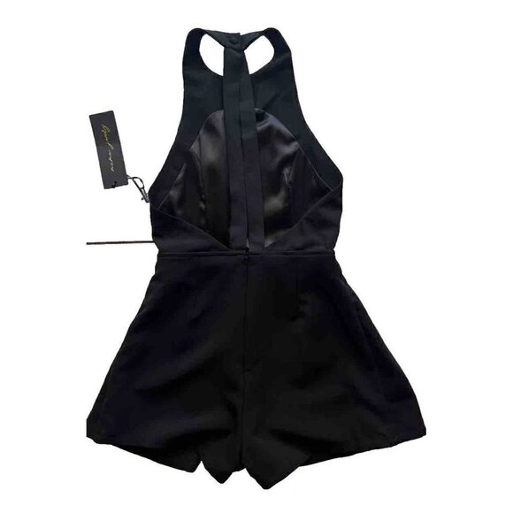 Nana Judy Nasty Gal Women's Black Isabella Cutaway Romper Size 8 $155 - Picture 14 of 16